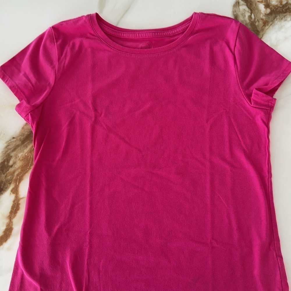 Wonder Nation Vibrant Pink Short Sleeve Tee - Picture 2 of 4